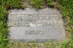 [Footstone - Rosemary Wettlaufer]